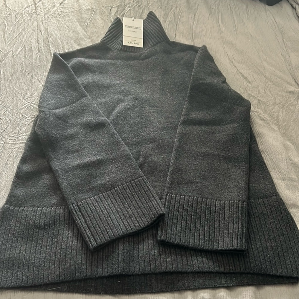Atelier Merino Wool Sweater size S Gray